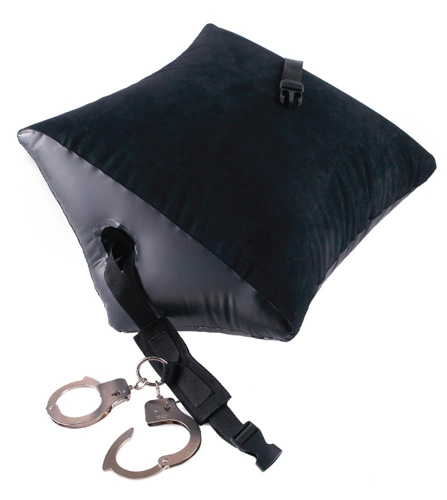 Liebeskissen „Deluxe Position Master with Cuffs“, mit Gurt und Handschellen Sex-Spielzeuge online kaufen