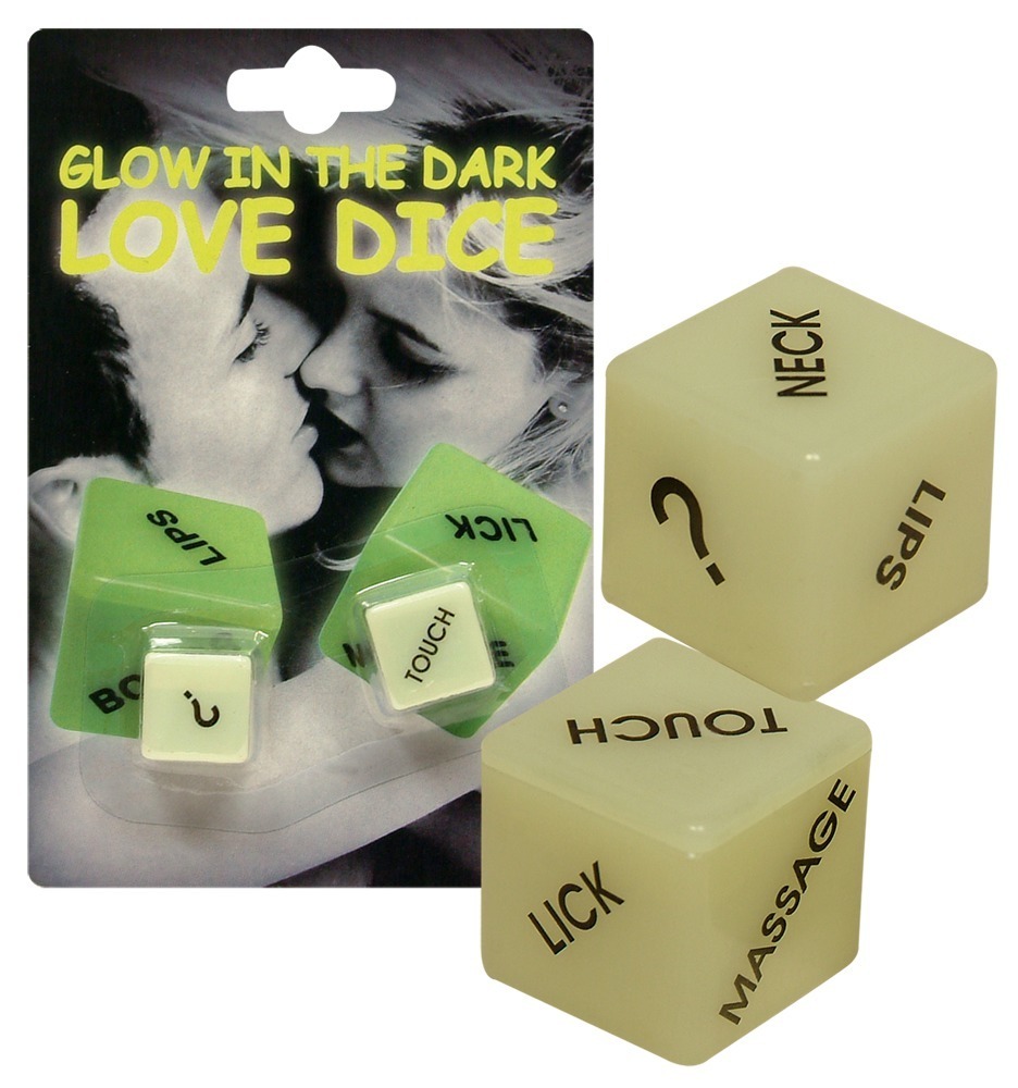 Liebeswürfel-Set „Glow in the Dark Love Dice“, englisch, 2 Stück Sonstige Erotikartikel online kaufen Liebeswürfel-Set „Glow in the Dark Love Dice“, englisch, 2 Stück Sonstige Erotikartikel online kaufen