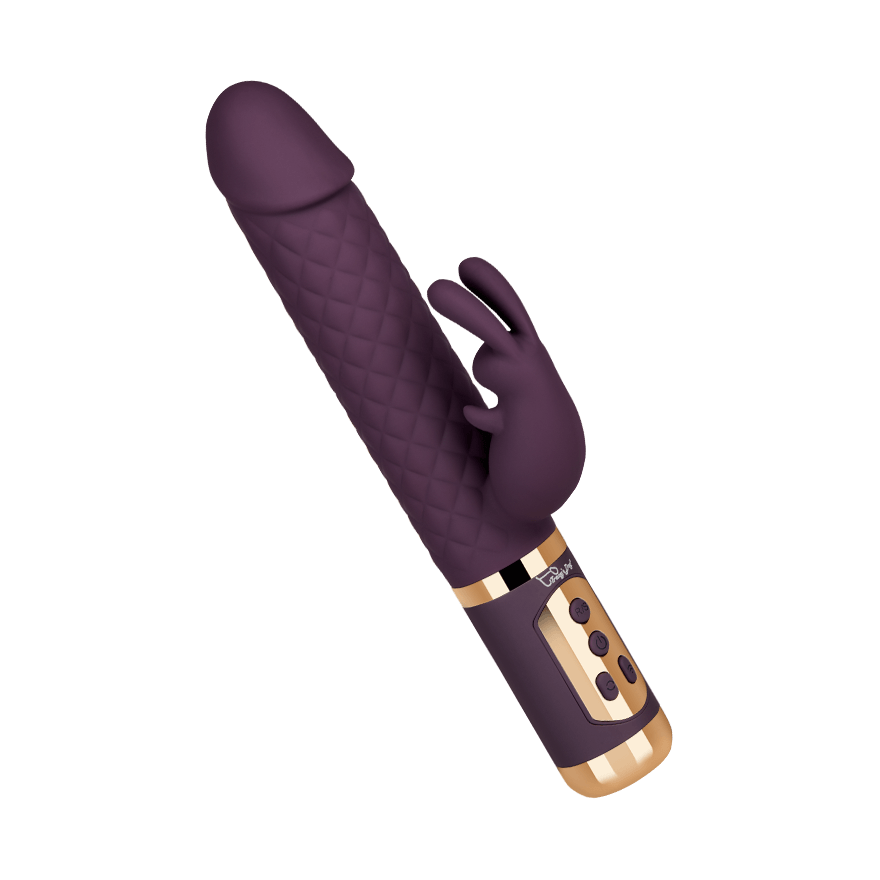 Luxuriöser Perlenvibrator mit Rautenmuster, 23,5 cm Vibrator online kaufen