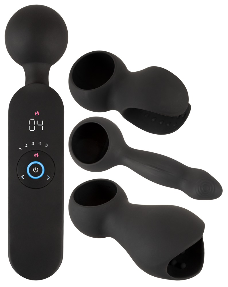 Massagestab „wand vibrator with 3 Attachments“ mit 3 Aufsätzen Vibrator online kaufen