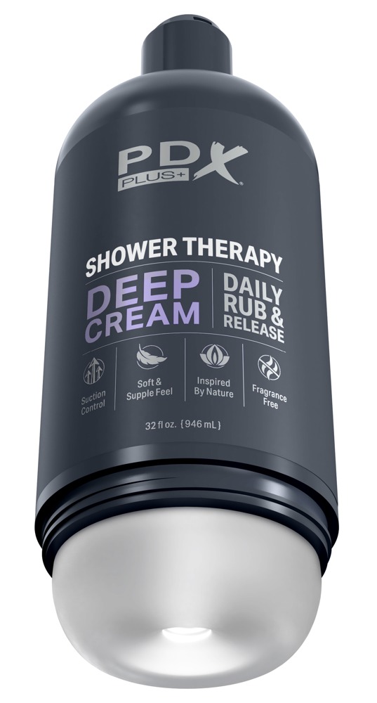 Masturbator „Shower Therapy Deep Cream“ inklusive abnehmbarem Saugfuß Sex-Spielzeuge online kaufen