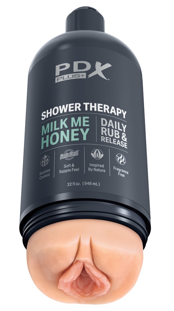 Masturbator „Shower Therapy Milk Me Honey“ inklusive abnehmbarem Saugfuß Sex-Spielzeuge online kaufen