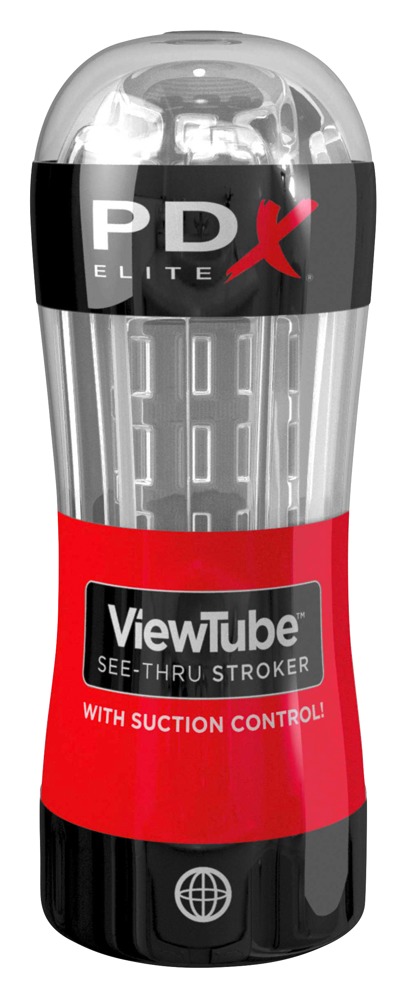 Masturbator "ViewTube See thru Stroker" mit Saugkontrolle, durchsichtig Sex-Spielzeuge online kaufen