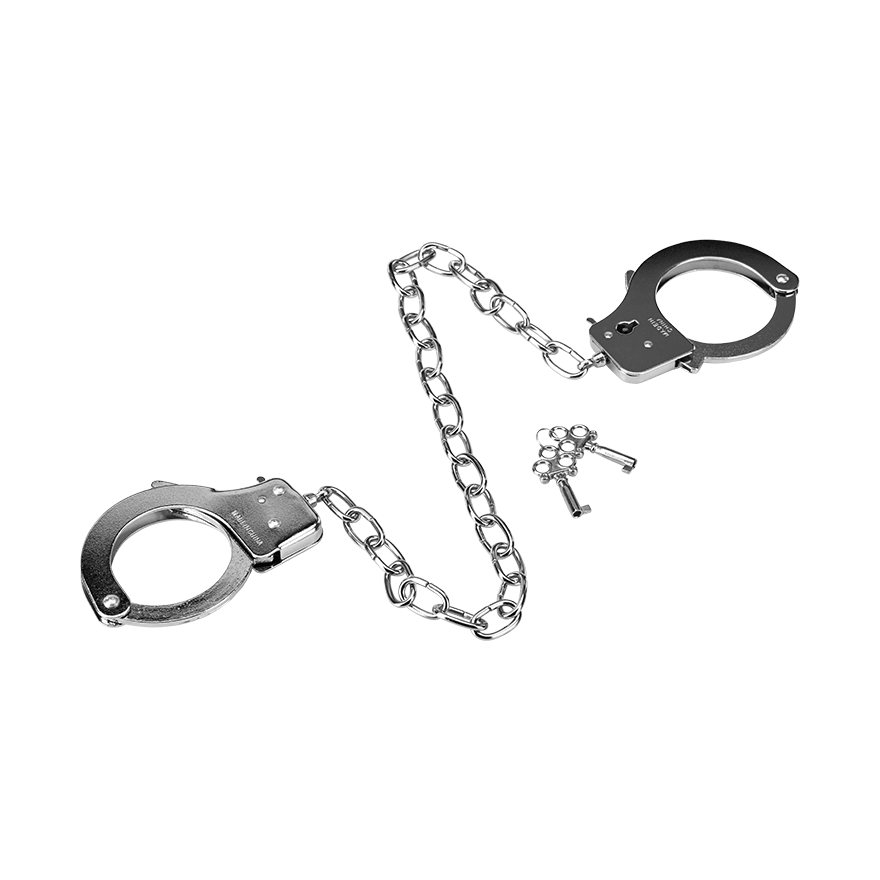 Metall-Handschellen, verchromt BDSM online kaufen