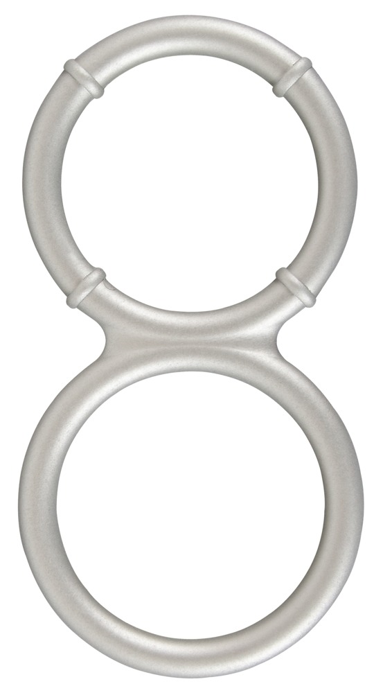 „Metallic Silicone cock and ball ring“ aus Silikon Sex-Spielzeuge online kaufen