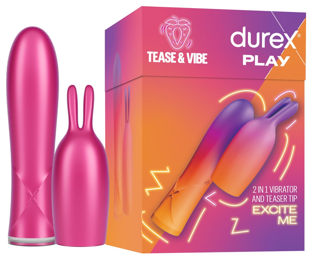 Minivibrator „Tease & Vibe“ inklusive Bunny-Aufsatz Vibrator online kaufen