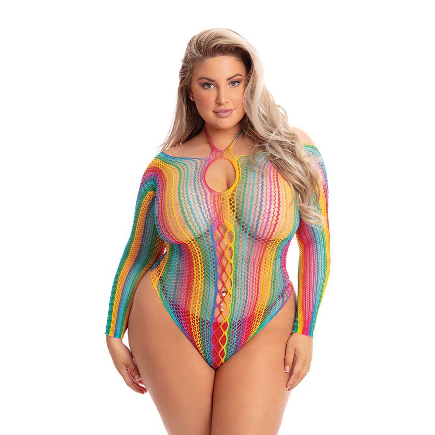 More Color - Long Sleeve Bodysuit Dessous online kaufen More Color - Long Sleeve Bodysuit Dessous online kaufen
