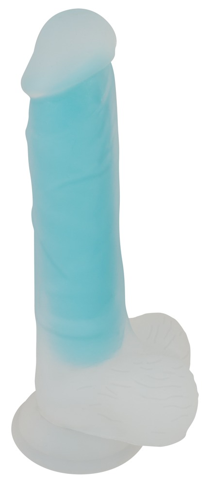 Naturdildo „Glow in the Dark” mit Saugfuß Sex-Spielzeuge online kaufen
