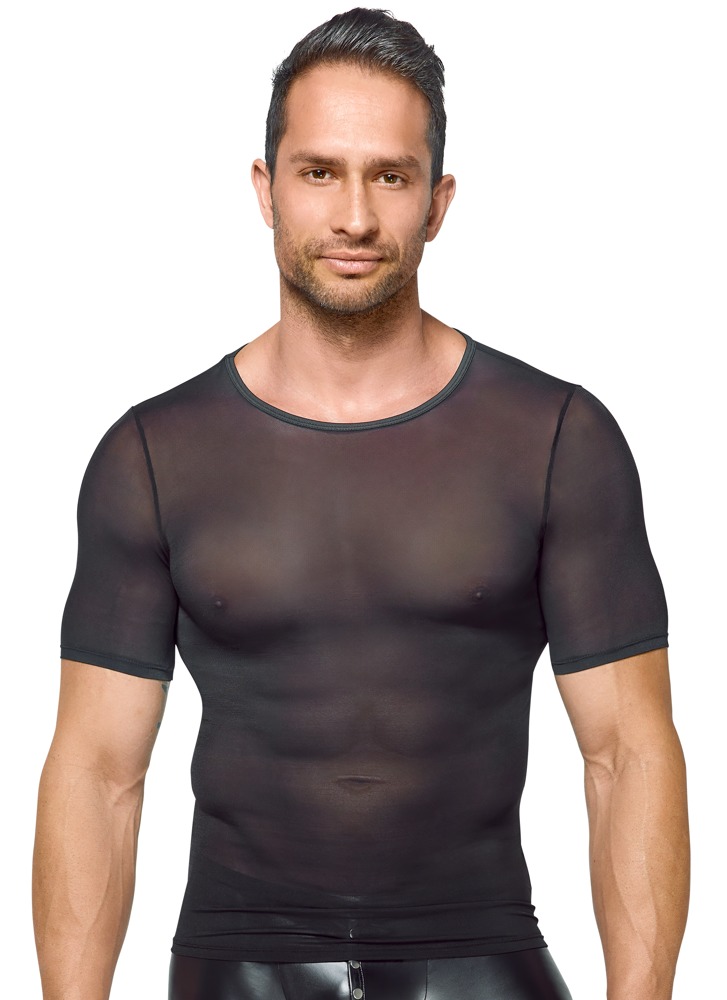 Netz-Shirt mit kurzem Arm Dessous online kaufen Netz-Shirt mit kurzem Arm Dessous online kaufen