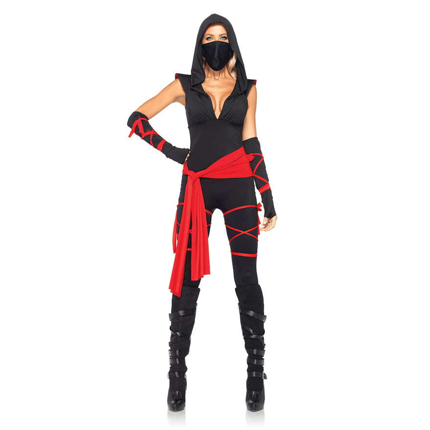 Ninja-Catsuit mit Kapuze, 5Teile Dessous online kaufen Ninja-Catsuit mit Kapuze, 5Teile Dessous online kaufen