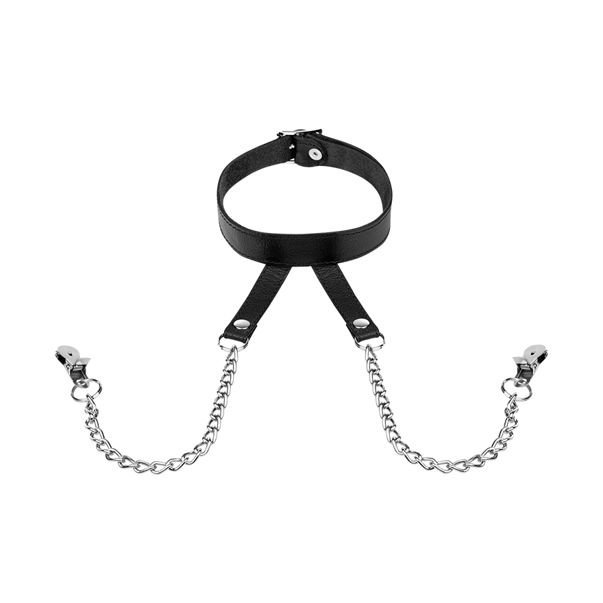 Nippelklemmen mit Halsband BDSM online kaufen