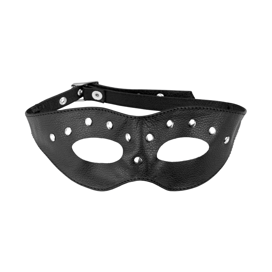 Offene Leder-Augenmaske mit Nieten BDSM online kaufen Offene Leder-Augenmaske mit Nieten BDSM online kaufen