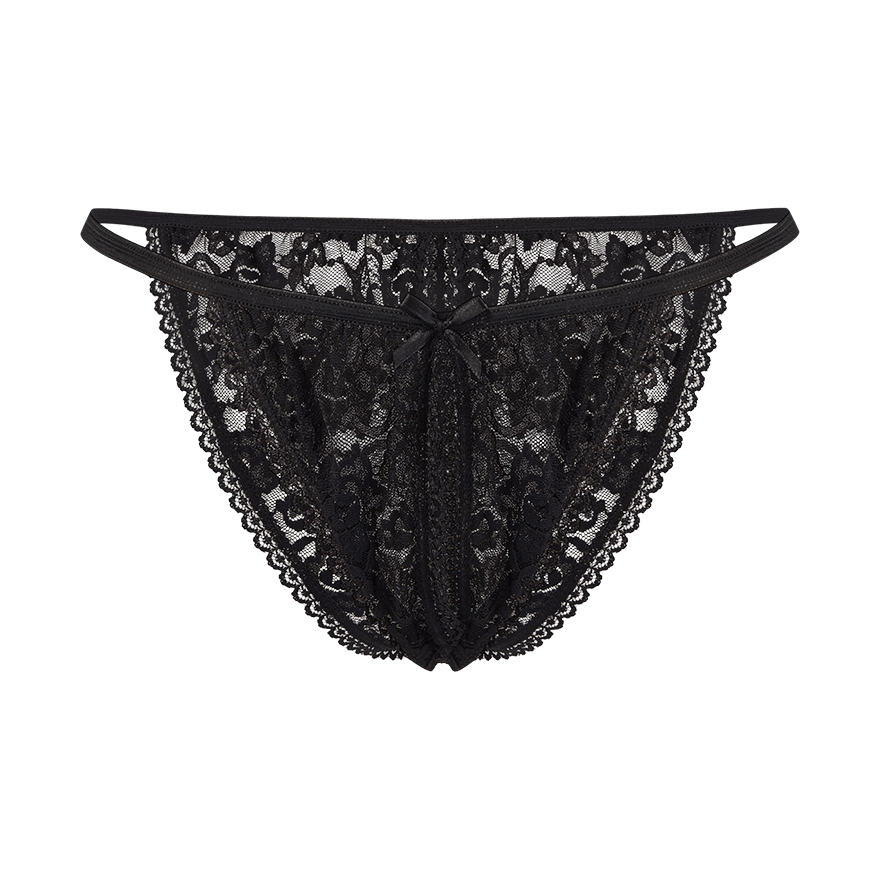 Offener Spitzenslip mit Schleifchen Dessous online kaufen Offener Spitzenslip mit Schleifchen Dessous online kaufen