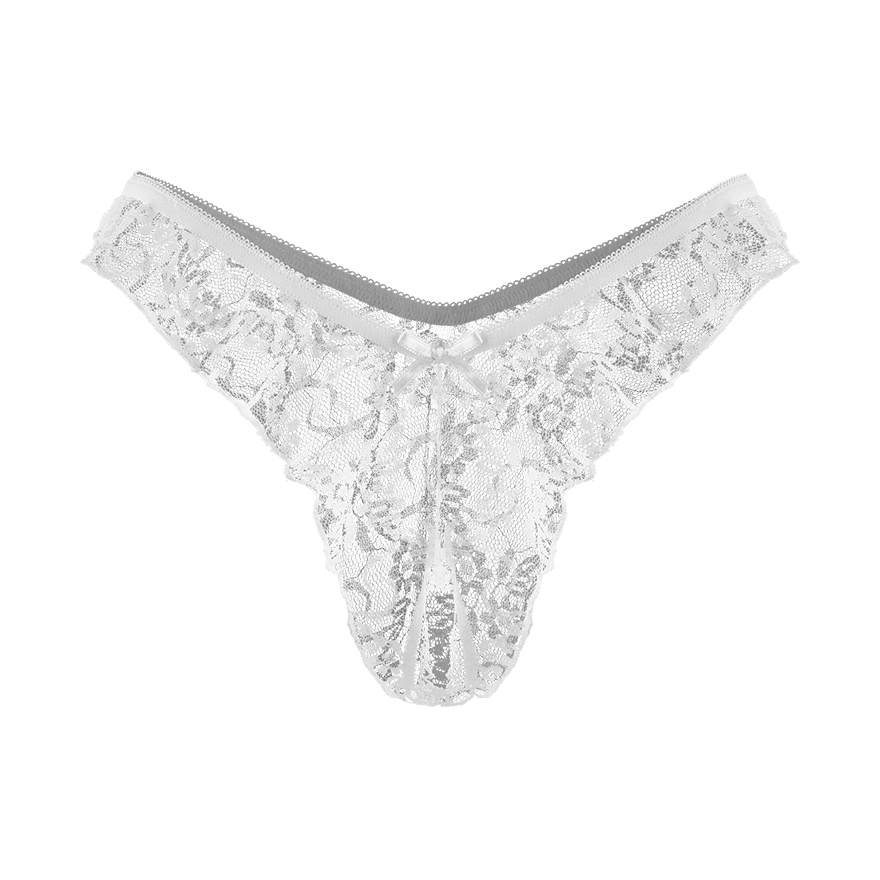 Ouvert-Slip mit floraler Spitze Dessous online kaufen Ouvert-Slip mit floraler Spitze Dessous online kaufen