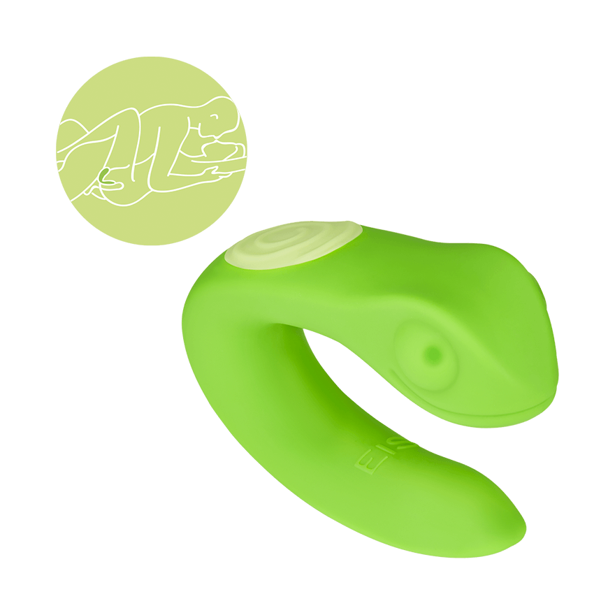 Paarvibrator Gecko aus Silikon, 8,5 cm Vibrator online kaufen