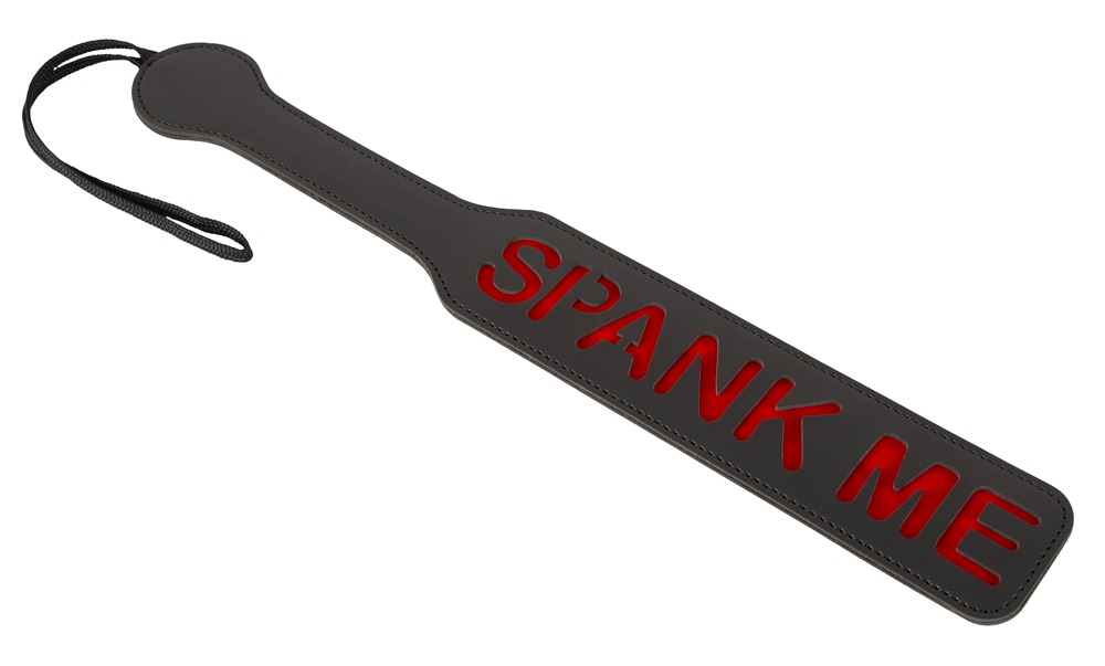 Paddel „Spank me“, 39 cm, in Leder-Optik Fetisch online kaufen