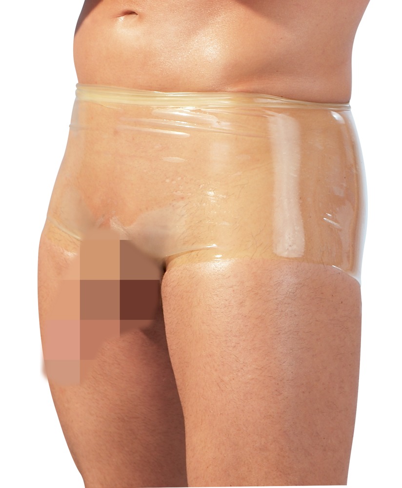 Pants mit Hülle für Penis und Hoden, Latex Dessous online kaufen