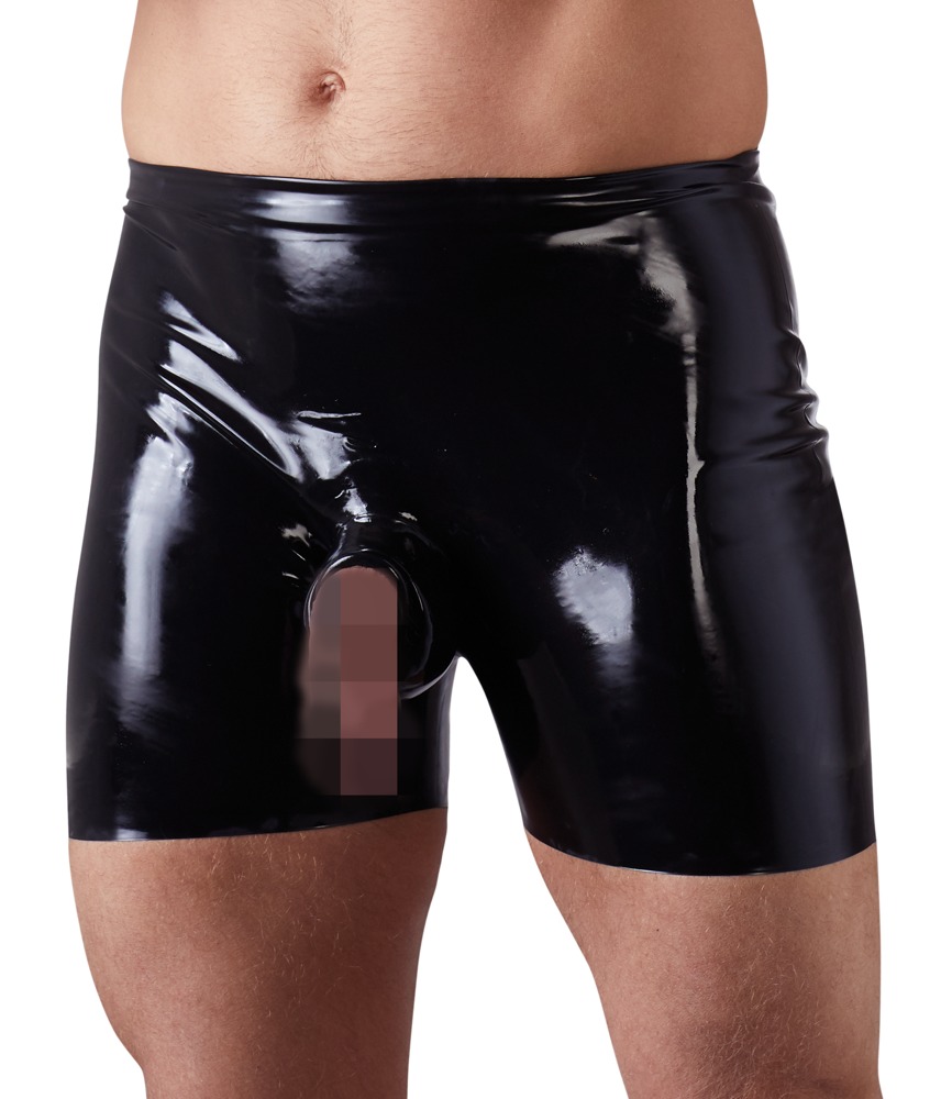 Pants mit Showmaster-Öffnung und Hodenbeutel, Latex Dessous online kaufen