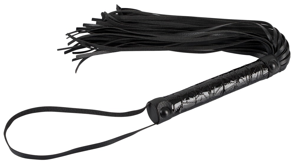 Peitsche aus Lederimitat, 39 cm Fetisch online kaufen