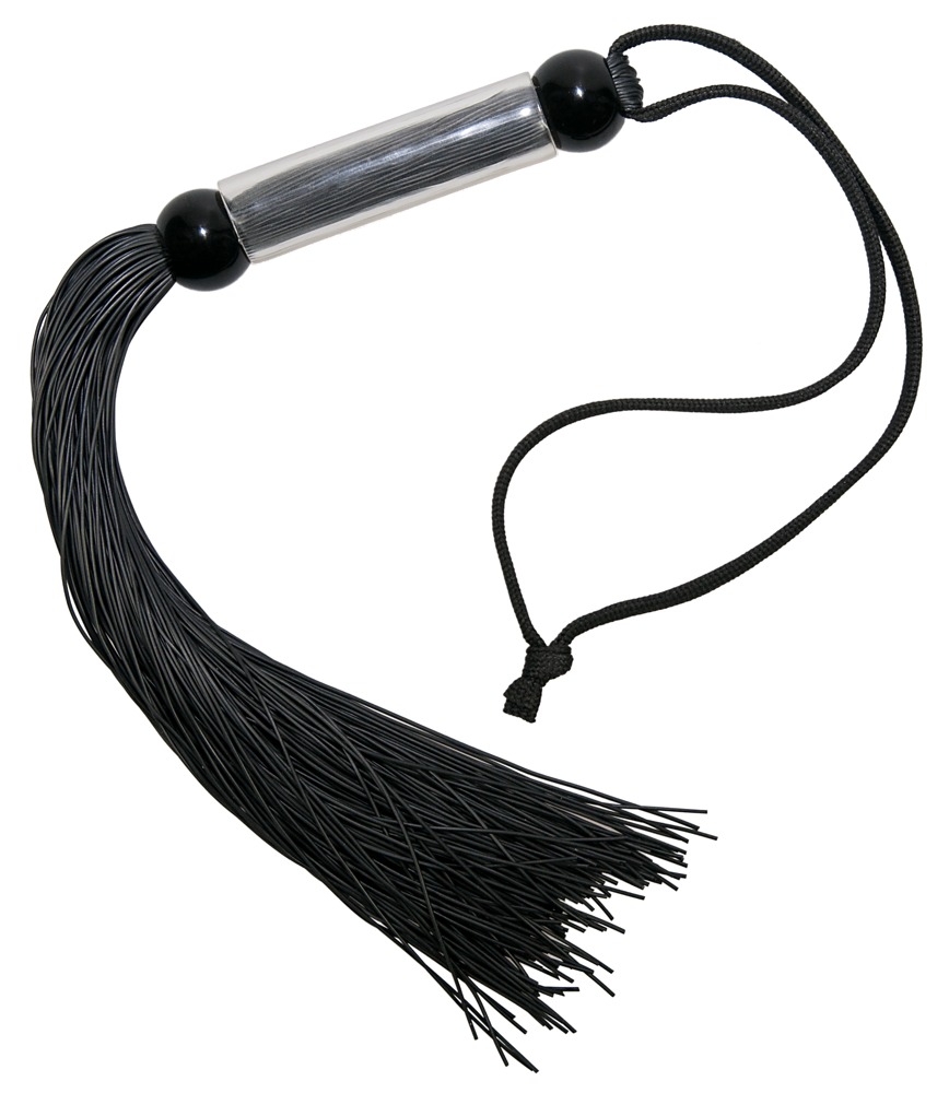 Peitsche im Miniformat aus weichen Silikonstriemen, 26 cm Fetisch online kaufen