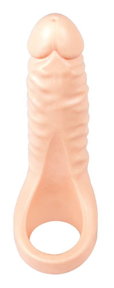 Penis-/Hodenring „Double Fucker“ mit flexiblem Naturdildo Sex-Spielzeuge online kaufen