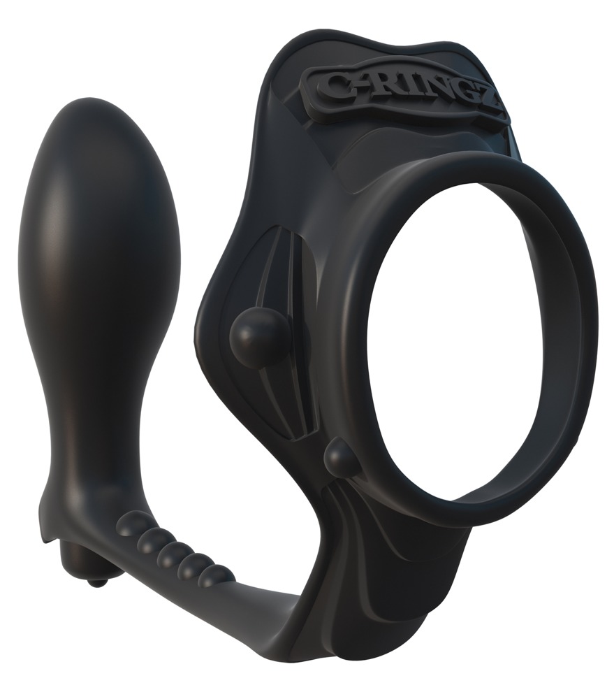 Penis-Hodenring „Rock Hard Ass-Gasm“, mit Analplug Sex-Spielzeuge online kaufen