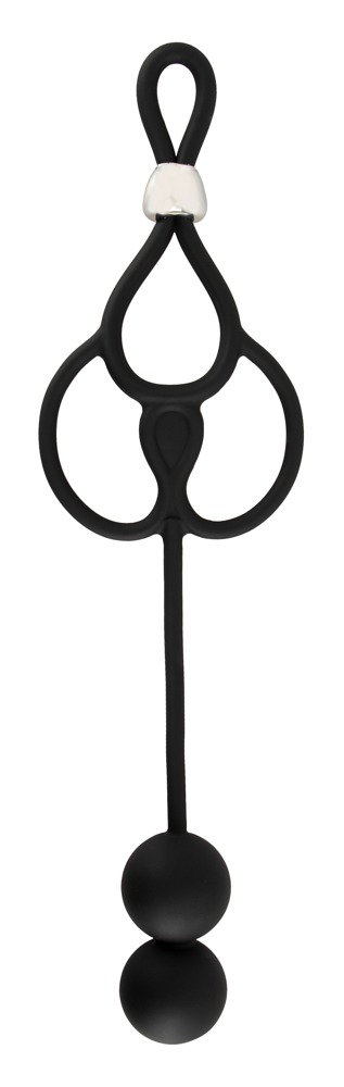 Penis-/Hodenring „Triple Ball/Cock Ring with Anal Beads“ mit Analkugeln Sex-Spielzeuge online kaufen