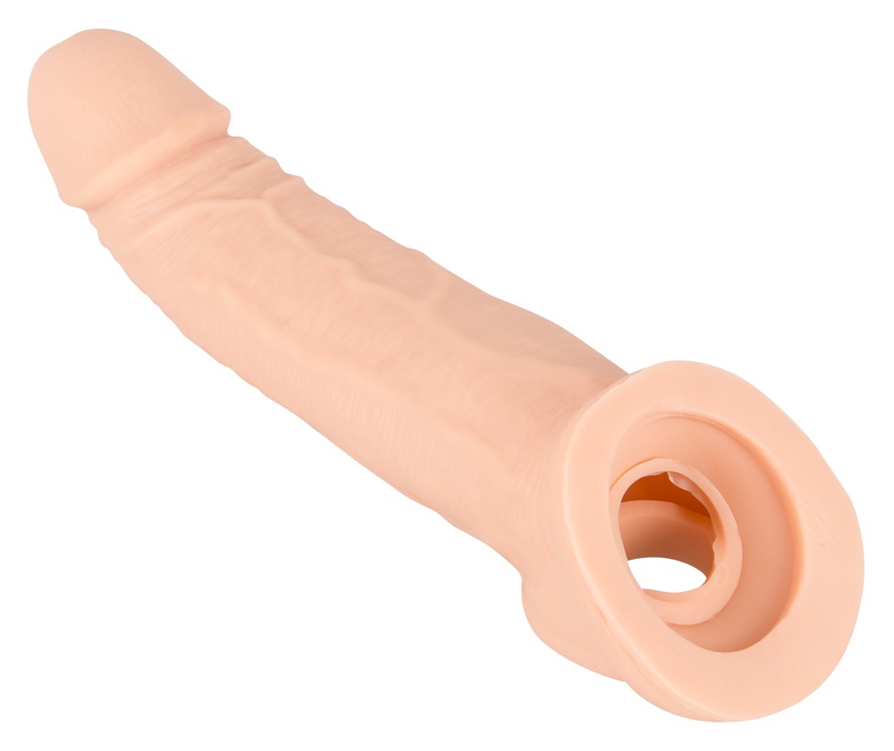 Penishülle mit Hoden-Öffnung, verlängert um 5 cm Sex-Spielzeuge online kaufen