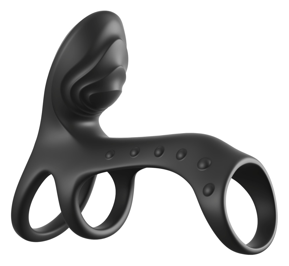 Penismanschette „Ultimate Couples Cage Pro“ mit Doppel-Vibration Sonstige Erotikartikel online kaufen