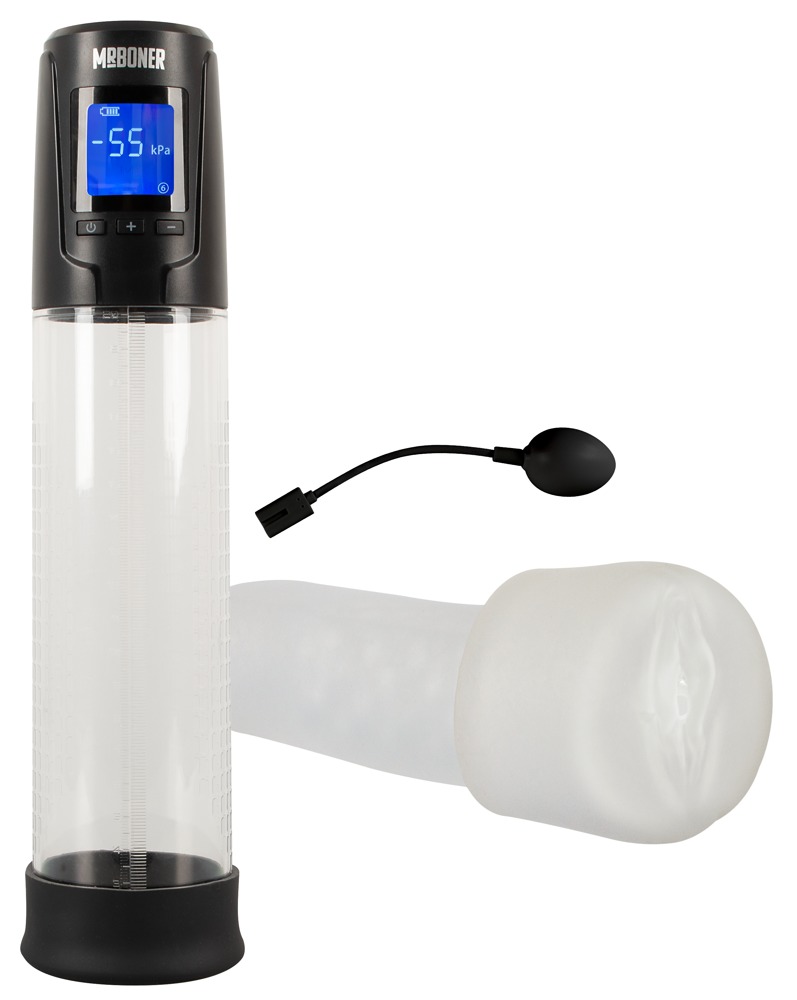 Penispumpe „Automatic Masturbation Pump“ inklusive Vibro-Vagina-Sleeve Sex-Spielzeuge online kaufen