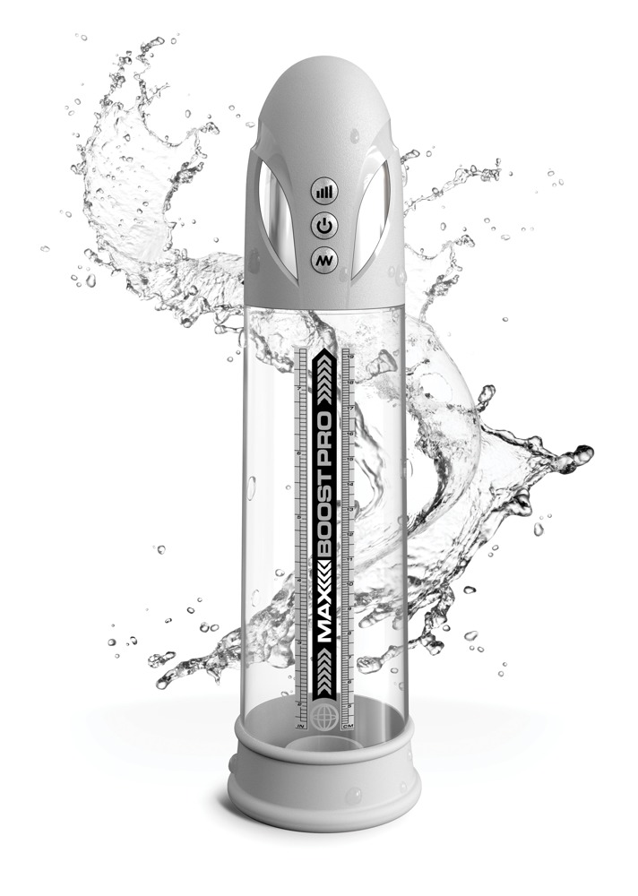 Penispumpe „Max Boost Pro Flow“ mit automatischer Saugkraft Sex-Spielzeuge online kaufen