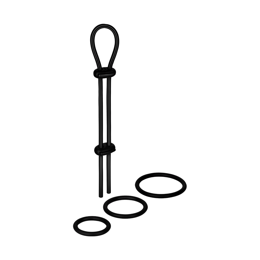 Penisring-Set aus Silikon, 4 Teile, 3 - 6 cm Dessous online kaufen