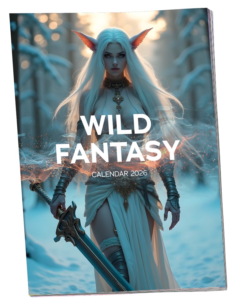 Pin-up Kalender „Wild Fantasy 2026“ in Farbe und im Großformat Sonstige Erotikartikel online kaufen