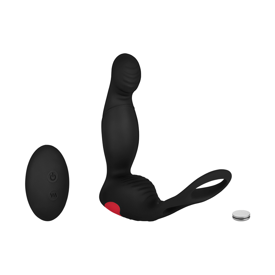 Prostata-Stimulator mit Penisring, 16,5 cm Sonstige Erotikartikel online kaufen