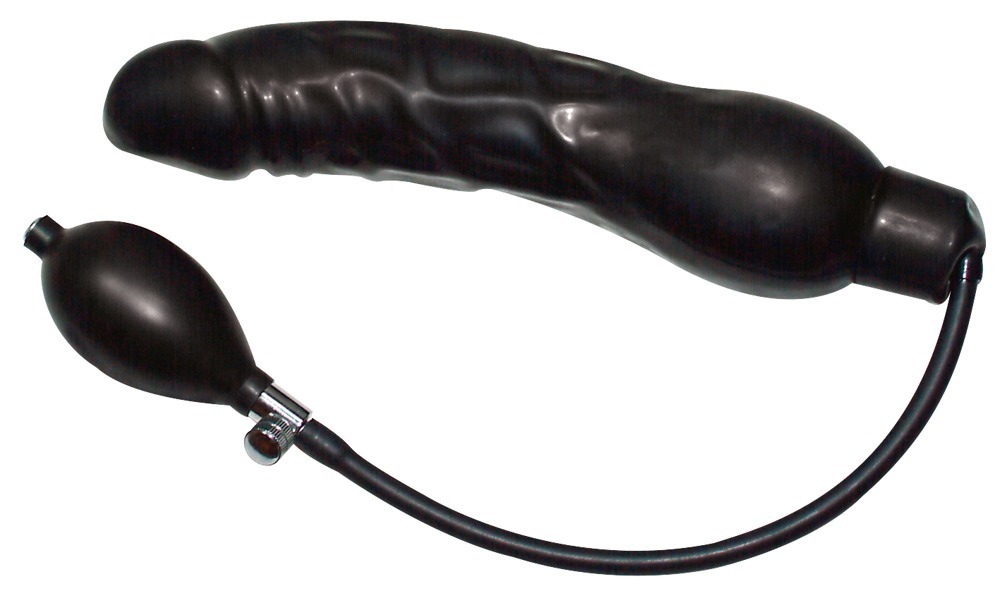 Pumpdildo „Black Latex Balloon“, 23 cm Sex-Spielzeuge online kaufen