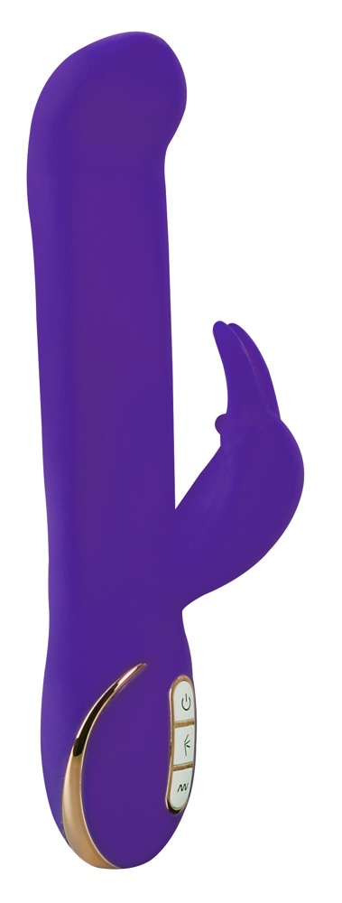 Rabbitvibrator, 22 cm mit beweglichen Hasenohren und nickender G-Punkt-Spitze Vibrator online kaufen