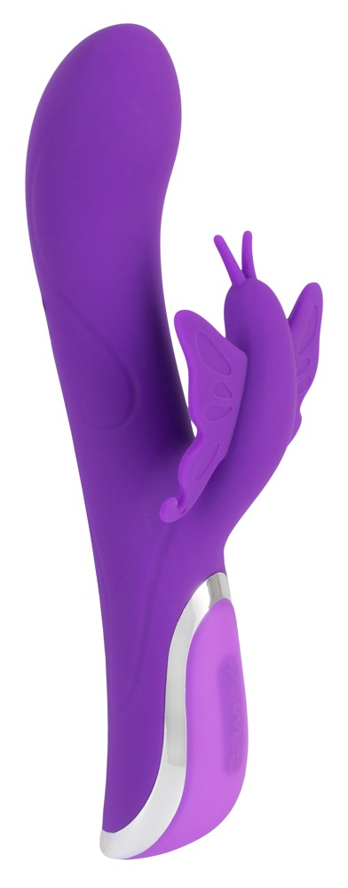Rabbitvibrator, 23 cm mit Schmetterling-Klitorisreizer Vibrator online kaufen Rabbitvibrator, 23 cm mit Schmetterling-Klitorisreizer Vibrator online kaufen