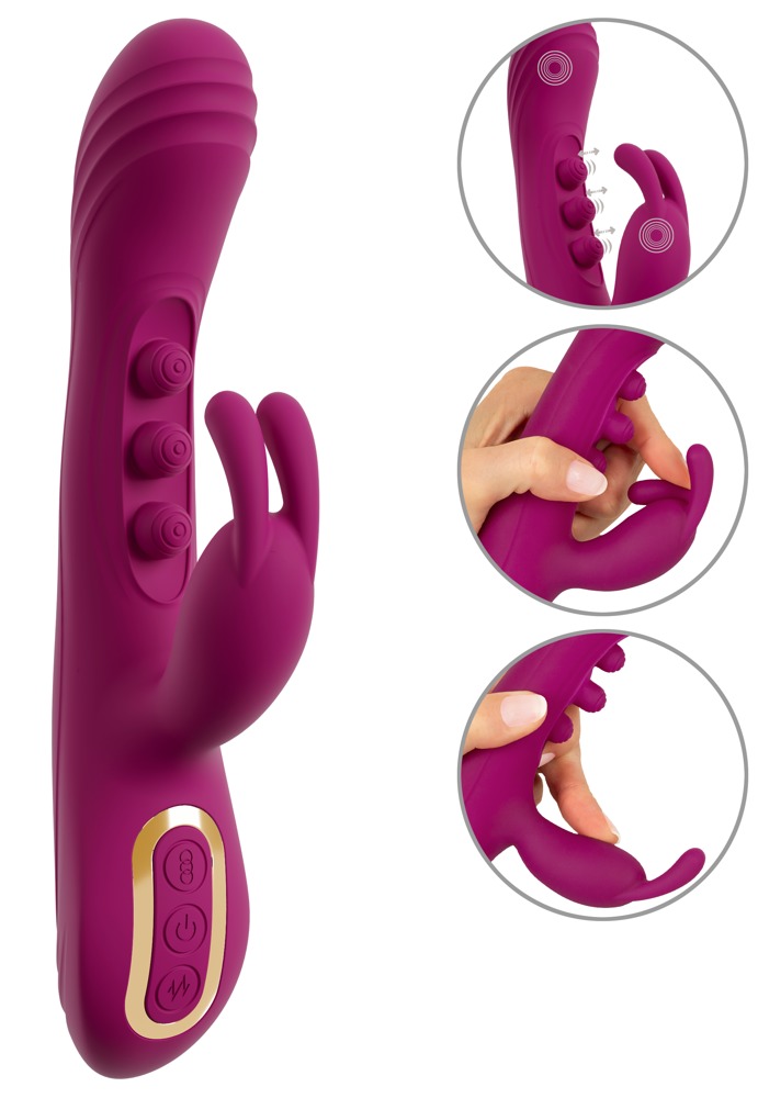 Rabbitvibrator „Can help you squirt!“ mit 2 Funktionen Vibrator online kaufen