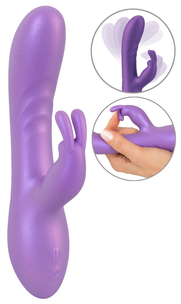 Rabbitvibrator im Metallic-Glossy-Look Vibrator online kaufen