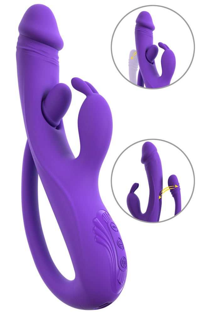 Rabbitvibrator mit G-Punkt/Anal-Stimulator Vibrator online kaufen