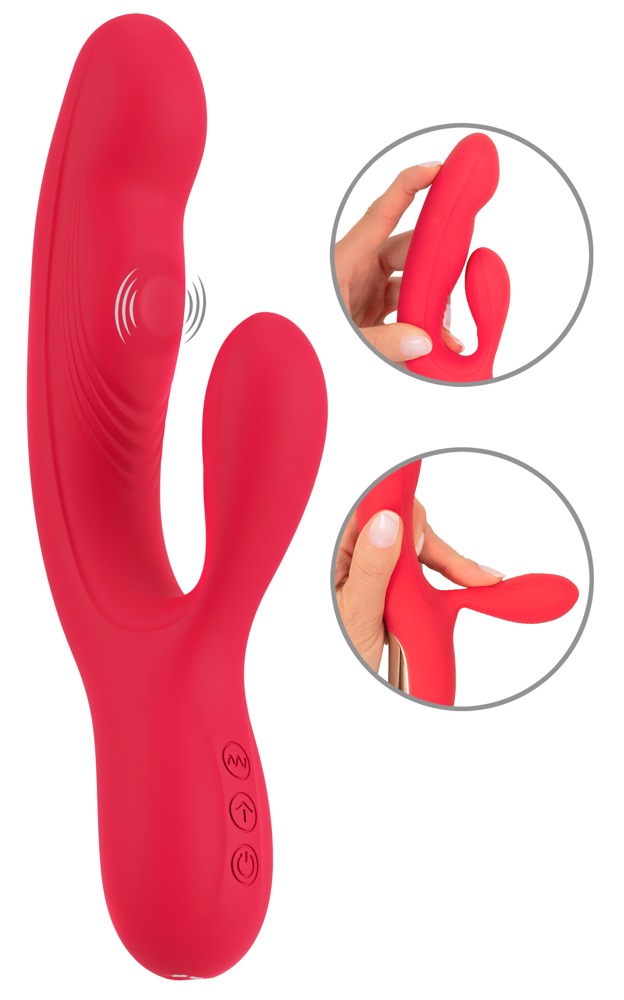 Rabbitvibrator mit Klopf-Funktion Vibrator online kaufen