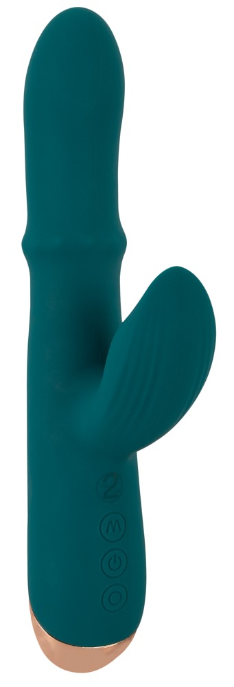Rabbitvibrator mit Massagering & Klopf-Funktion Vibrator online kaufen