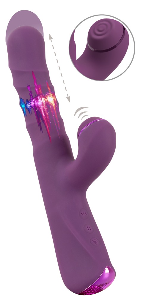 Rabbitvibrator mit Stoß- und Klopf-Funktion Vibrator online kaufen