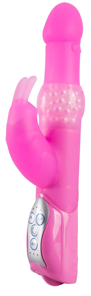 Rabbitvibrator „Pearly Rabbit“ mit rotierenden Massagekugeln Vibrator online kaufen