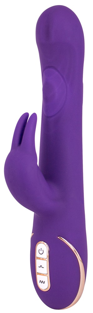 Rabbitvibrator „Quiver“ mit pulsierender Massagekugel im Schaft Vibrator online kaufen