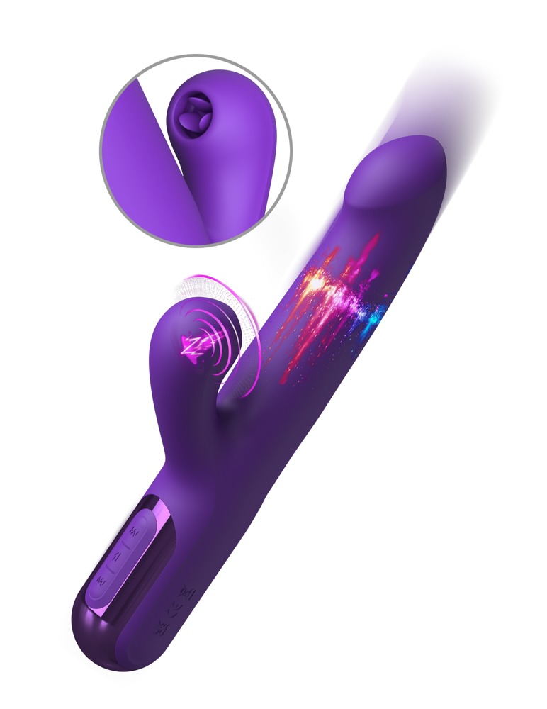 Rabbitvibrator „Super Sonix Thruster“ mit Stoßfunktion Vibrator online kaufen