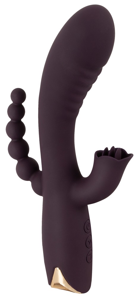 Rabbitvibrator „Triple“ mit Analstimulator Vibrator online kaufen