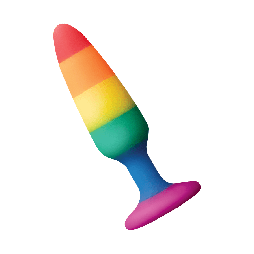 Rainbow Anal Plug, 11cm Sex-Spielzeuge online kaufen