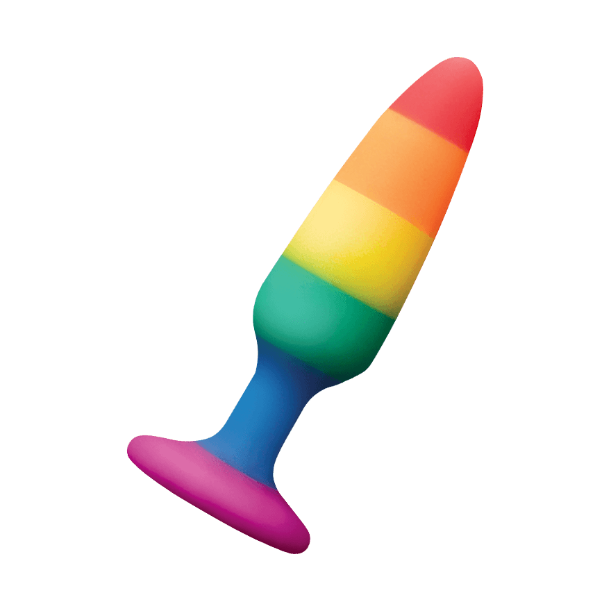 Rainbow Anal Plug, 14cm Sex-Spielzeuge online kaufen
