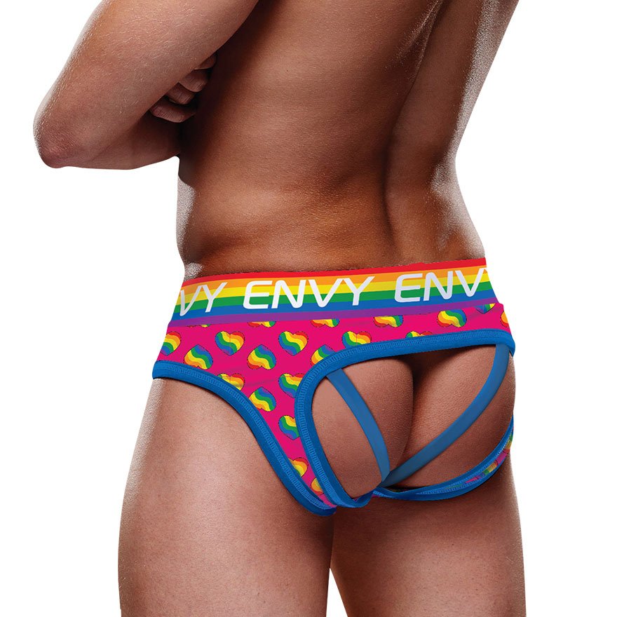 Rainbow Hearts Bubble Butt Jock Dessous online kaufen Rainbow Hearts Bubble Butt Jock Dessous online kaufen